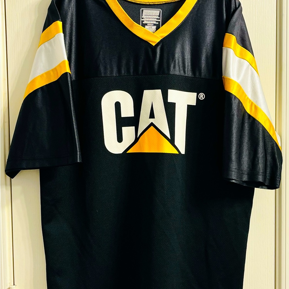 Large Caterpillar CAT Mens Short Sleeve Promo Jersey